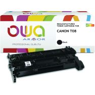 Toner remanufacturé Canon T08 - Noir
