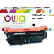 Toner remanufacturé HP CE400X - Noir