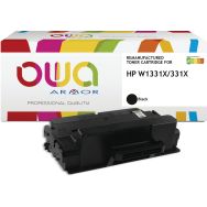 Toner remanufacturé HP W1331X - Noir