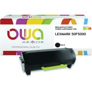 Toner remanufacturé Lexmark 50F5000 - Noir