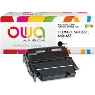 Toner remanufacturé Lexmark 64036SE-64016SE - Noir