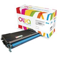 Toner remanufacturé Lexmark X748H1CG-Lexmark C748H1CG - Cyan