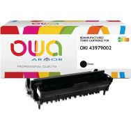 Toner remanufacturé OKI 43979002 - Noir