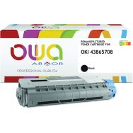 Toner remanufacturé Oki 43865708 - Noir
