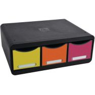 Toolbox maxi 3 tiroirs iderama arlequin