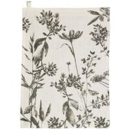 Torchon fleuri 100% coton - 50x70cm