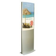 Totem porte affiches double face