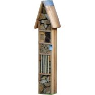 Tour hôtel à insectes toiture pointue 125 cm