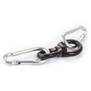 Tourillon + 2 Mousquetons Metal Boxe