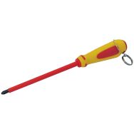Tournevis pozidriv isole 1000v avec clip inox fme