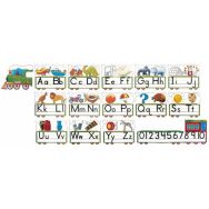 Train alphabet géant