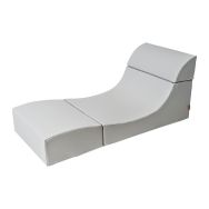 Transat en mousse pliant adulte gris