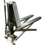 Transpalette 1 T haute levée manuel inox