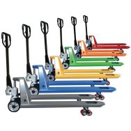 Transpalette premium 2500 kg - Coloré - Avec étiquette nominative