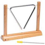 Triangle suspendu sur socle-Fuzeau
