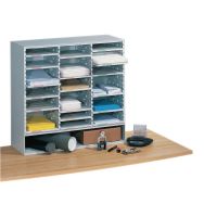 Trieur de courrier Modèles 3 colonnes largeur 84,3 cm gris