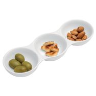 Trio Coupelles en porcelaine blanc