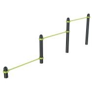 Triple barre basse pour parcours sportif Freetness