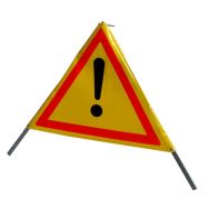 Tripode pliable signalisation temporaire de danger Classe 1