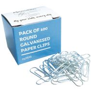 Trombonne galvanisé rond 25mm par 100