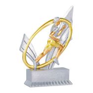 Trophée résine course à pied homme - 12cm