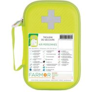Trousse de secours 4/6 personnes en PU Jaune  Fluo