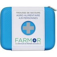 Trousse de secours Agro-alimentaire 4/8 pers. en PU bleu