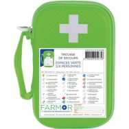 Trousse de secours Espaces verts 2/4 personnes en PU Verte