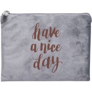 Trousse plate velours Ellipse - Couleurs assorties
