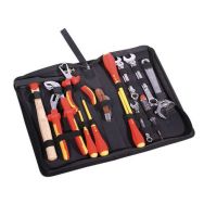Trousse textile électricien garnie 17 pièces - Nb d'outils : 17
