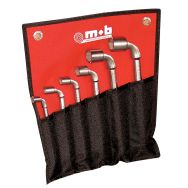 Trousses de clés à pipe debouchées 6x6 pans - Capacite : 7 à 24 mm