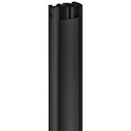 Tube basique PUC 2508B noir, 80 cm VOGEL'S