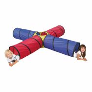 Tunnel 4 branches + connecteur / 4 Way Tunnel + Connector