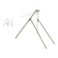 Tyrolienne simple 20 m - scellement direct