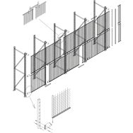 U de fixation grille anti-chute pour rayonnage à palettes Easy-Rack - Manorga