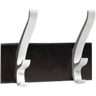 Unilux Patère Double Cypres Gris métal/Noir