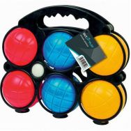 Valise 6 boules plastiques PVC