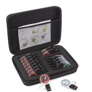 Valise de 15 boussoles pouce