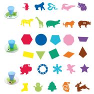 Valisette 10 tampons pochoirs