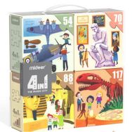 Valisette 4 puzzles - 329 pièces - Histoire