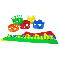 Valisette de 10 pochoirs couronne
