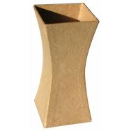 Vase en carton base carrée 123x56x56 mm