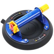 Ventouse avec pompe à vide acier bleu Force 100kg