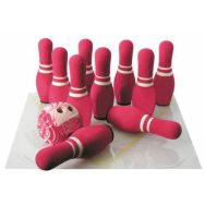 Véritable bowling géant de caoutchouc