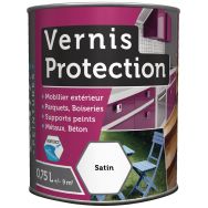 Vernis de proctection satin - 0,75 L et 2.5 L - Batir