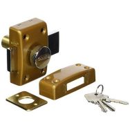 Verrou de porte standard avec bouton et cylindre CLK - Abus