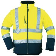 Veste de travail Softshell haute visibilité