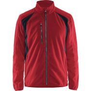 Veste micropolaire rouge/noir taille L