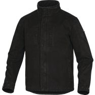 Veste stone washed. Fermeture par zip anti-froid