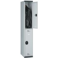 Vestiaire 2 cases Seamline Optimum® - 1 colonne - Sur socle - Acial